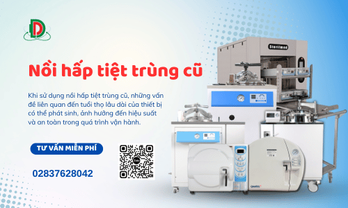 Nồi hấp tiệt trùng cũ