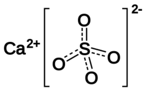 Tính chất hóa học Calcium sulfate (CaSO4)