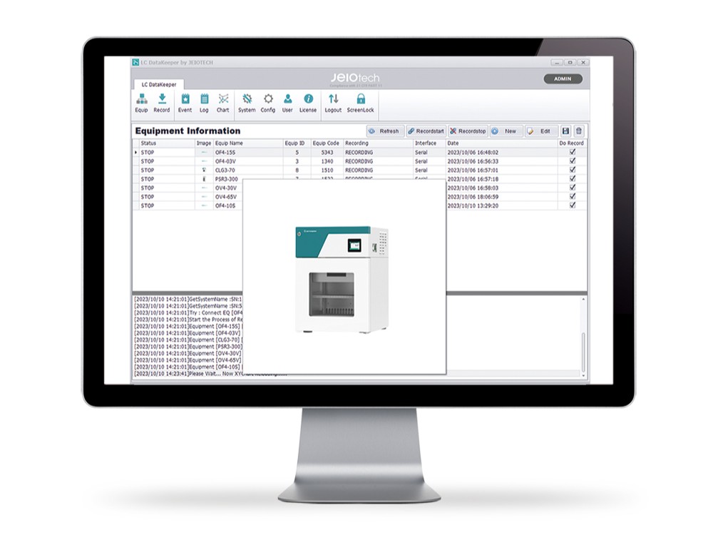 Hệ thống và cấu trúc của LC DataKeeper rất chất lượng giúp cho dữ liệu của tủ vi khí hậu logic và minh bạch 