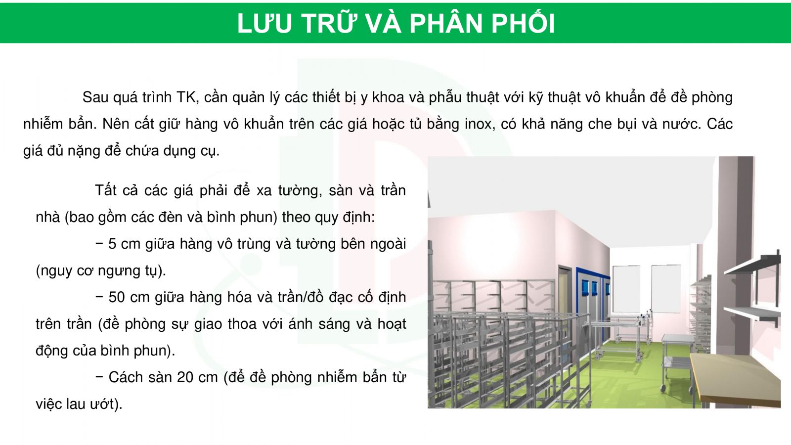 Tư Vấn, Thiết Kế Xây Dựng Khoa Kiểm Soát Nhiễm Khuẩn