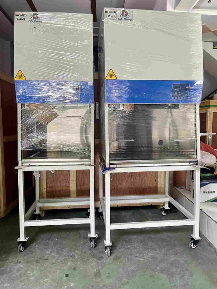 Tủ an toàn sinh học là một trong những thiết bị không thể thiếu trong thiết kế phòng thí nghiệm vi sinh 