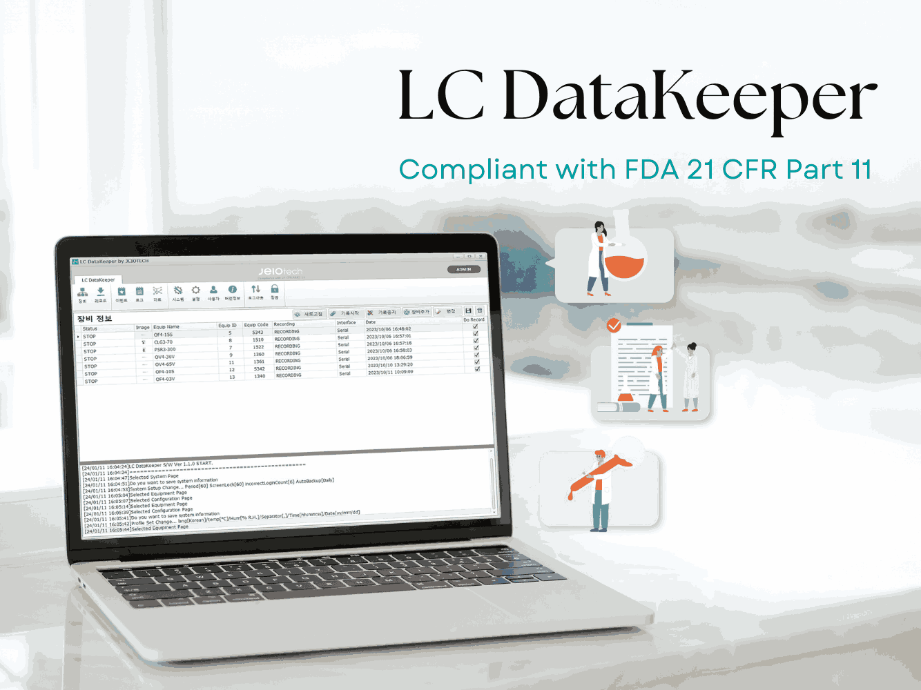 Tủ sấy đối lưu cưỡng bức tích hợp phần mềm LC DataKeeper