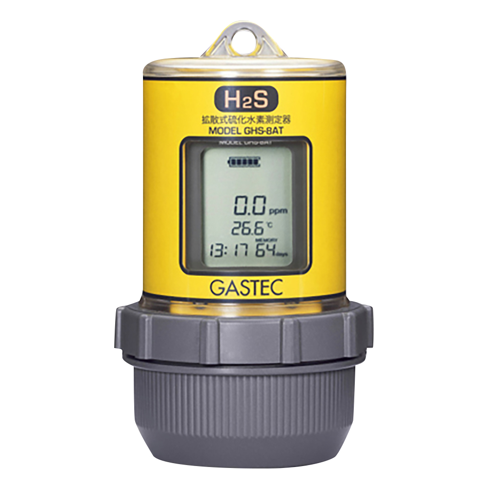 Bộ Ghi Dữ Liệu Khí Hydrogen Sulfide  H2S 0 - 500ppm Gastec GHS-8AT500