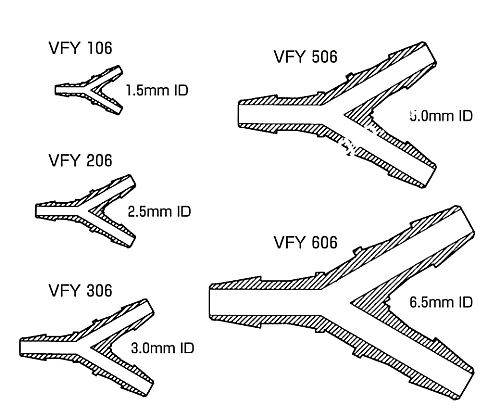 Nối ống chữ Y 4.0mm - VFY406