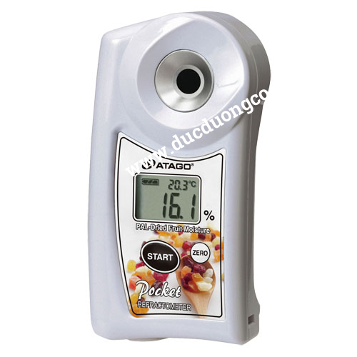 Khúc xạ kế điện tử đo độ ẩm trái cây sấy g/100g (7.0 - 100.0%) ATAGO PAL-Dried Fruit Moisture