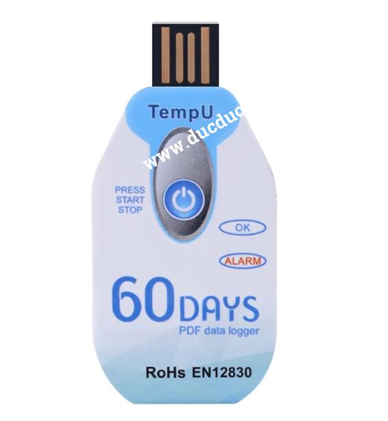 Data logger ghi nhiệt độ -30°C ~ +60°C Model: TempU02, Tzone digital