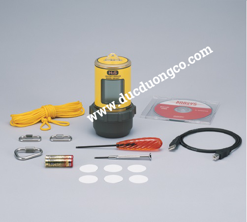 Bộ Ghi Dữ Liệu Khí Hydrogen Sulfide H2S 0 - 500ppm Gastec GHS-8AT500