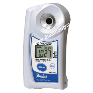Digital Refractometer for Measuring Seawater Specific Gravity (S.G.) (1.000 – 1.070) ATAGO PAL-07S