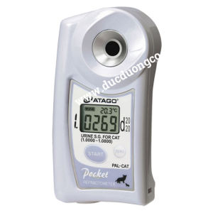 Khúc xạ kế điện tử đo tỉ trọng Urine S.G. cho mèo (1.0000 đến 1.0800) ATAGO PAL-CAT