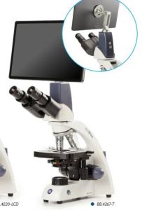 Euromex's digital microscopes feature an extremely convenient viewing screen for technicians